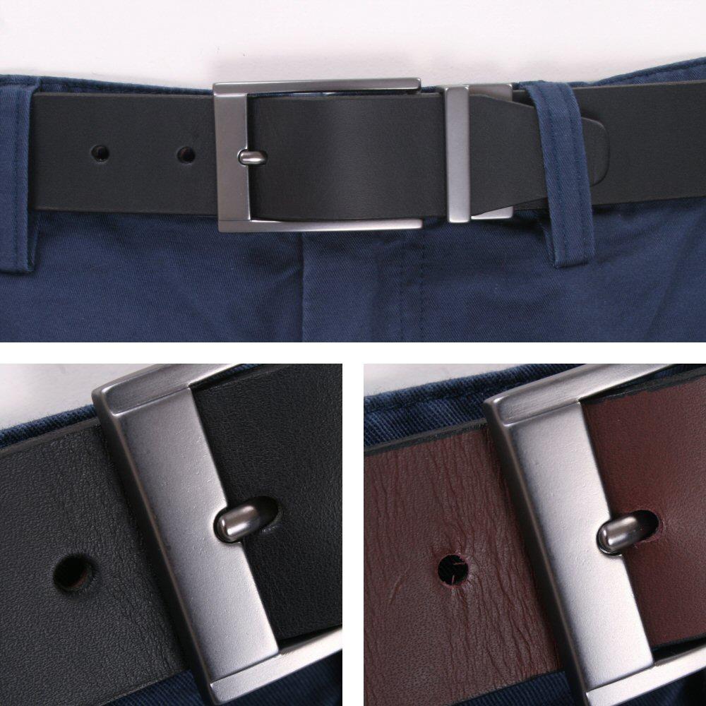 British Belt Company Made in England Premium Quality Reversible Italian Leather